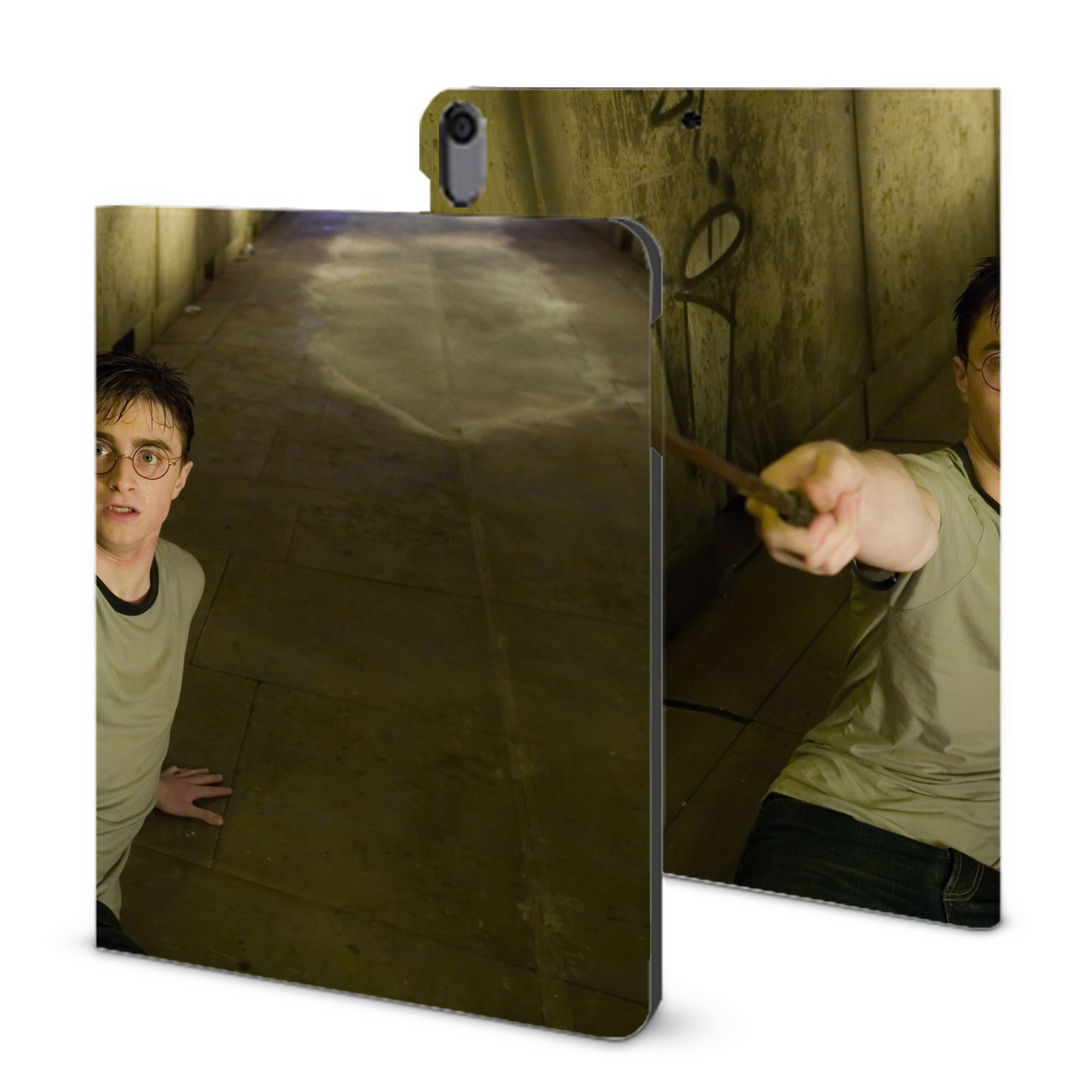 （画像用） Harry Potter ハリー・ポッターシリーズ IPad ケース ブック型 PUレザー TPU 耐衝撃 軽量 薄型 ペン収納なし 全面保護 IPad 各モデル対応